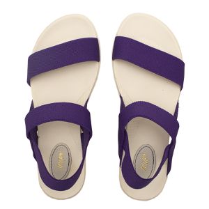 Papete Sandália Feminina Anatomica Linda Confortável Leve Macia cor VIOLETA