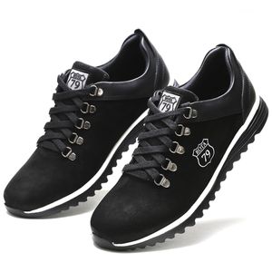 Tênis Esporte Urban Way Masculino em couro Nobuck Preto