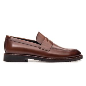 Sapato Masculino Loafer Moritz em Couro Whisky - SAVELLI CALÇADOS
