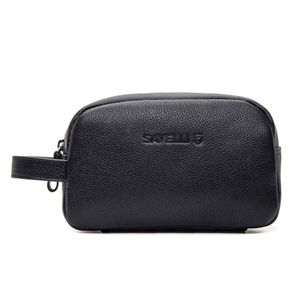 Necessaire Em Couro Cabernet Preto Savelli - SAVELLI CALÇADOS