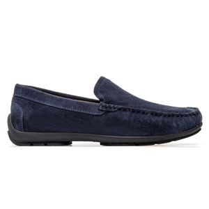 Mocassim Masculino Melbourne em Couro Navy Blue Sa... - SAVELLI CALÇADOS
