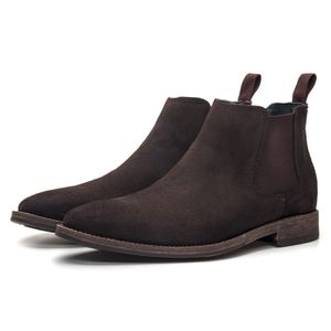 Bota Masculina Chelsea Vulcano em Couro Café Savel... - SAVELLI CALÇADOS