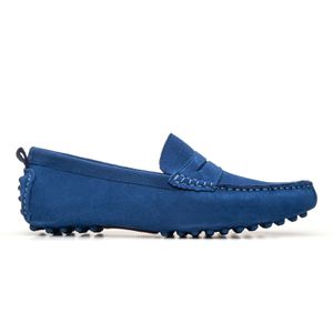 Mocassim Masculino Taurus em Couro Blue Savelli - SAVELLI CALÇADOS