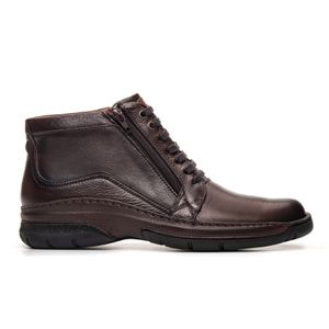 Bota Comfort Casual em Couro Floater Café Savelli - SAVELLI CALÇADOS