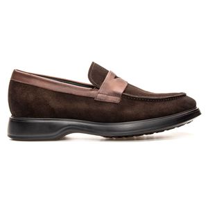 Sapato Masculino Lyon Em Couro Café Savelli - SAVELLI CALÇADOS