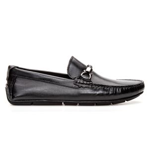 Mocassim Masculino Mallorca Em Couro Preto Savelli - SAVELLI CALÇADOS
