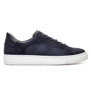Tênis Masculino Florence em Couro Navy Blue Savell... - SAVELLI CALÇADOS