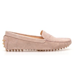 Mocassim Feminino Nice Em Couro Rosa Savelli - SAVELLI CALÇADOS