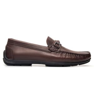 Mocassim Masculino Melbourne em Couro Café Savelli - SAVELLI CALÇADOS