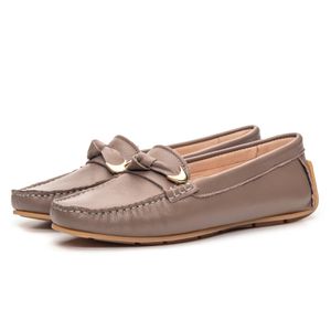 Mocassim Feminino Florença Em Couro Fendi Savelli - SAVELLI CALÇADOS