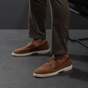 Mocassim Masculino Veneto em Couro Capuccino Savel... - SAVELLI CALÇADOS