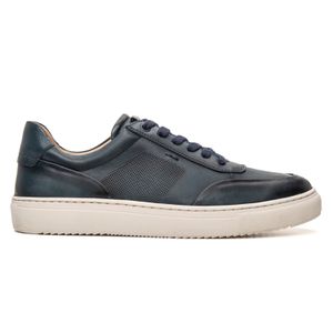 Tênis Sneaker Masculino Florence em Couro Elba Blu... - SAVELLI CALÇADOS