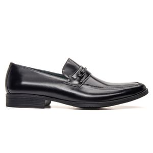 Sapato Masculino Loafer em Couro Preto Savelli - SAVELLI CALÇADOS