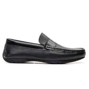 Mocassim Conforto Ocean em Couro Floater Preto Sav... - SAVELLI CALÇADOS
