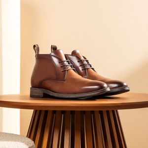 Bota Masculina Vulcano em Couro Whisky Savelli - SAVELLI CALÇADOS