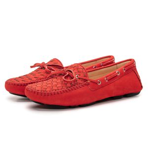 Mocassim Feminino Charlotte Em Couro Vermelho Save... - SAVELLI CALÇADOS