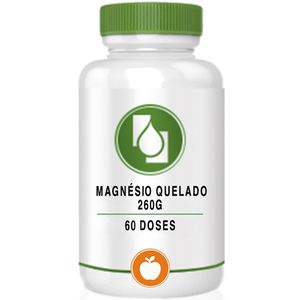 Magnésio quelado 260mg 60 doses