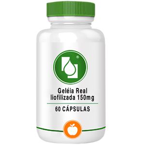 Geléia Real liofilizada 150mg 60cápsulas 