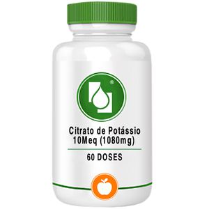 Citrato de Potássio 10Meq (1080mg) 60doses