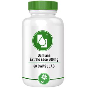 Damiana Extrato seco 500mg 60cápsulas