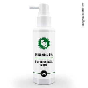 Minoxidil 5% em Trichosol 120ml 