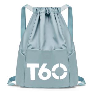 Mochila Estilo Saco Esportes Academia Treino Azul ... - Depbag