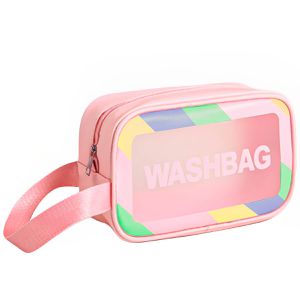 Necessaire feminina Sacola Organizadora De Mão Ros... - Depbag