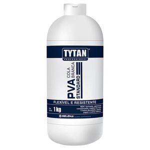 Cola Adesivo Branco a Base de PVA 1kg TYTAN 40035 - Só Aqui Ferramentas