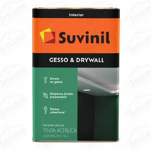 TINTA PARA GESSO BRANCO 18LT SUVINIL - Sperandio