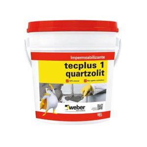 IMPERMEABILIZANTE TEC PLUS 1 18 LT QUARTZOLIT - Sperandio