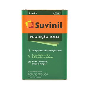 TINTA SUVINIL 18LT ACRILICA FOSCO COMPLETO PROTECA... - Sperandio