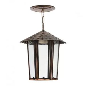 LUMINÁRIA PENDENTE COLONIAL SEXTAVADO 1XE27 COBRE ... - Sperandio