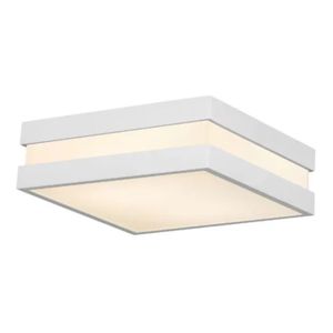 PLAFON BRANCO ACRÍLICO CENTRAL 35X35CM L4 E-27 ANC... - Sperandio