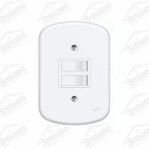 INTERRUPTOR 2 TECLAS SIMPLES FAME BLANC PLUS - Sperandio