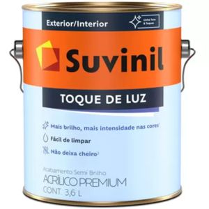 TINTA 3,6LT ACRÍLICA TOQUE DE LUZ SEMI-BRILHO BRAN... - Sperandio