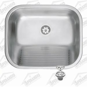 TANQUE TRAMONTINA ENCAIXE EÇO INOX 50X40 PO COM VÁ... - Sperandio