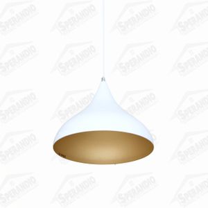 PENDENTE FLORENÇA 27X30 NOBRE BRANCO - Sperandio