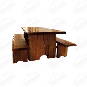 MESA BRANQUILO COM BANCOS 06CM 2,0 MT - Sperandio