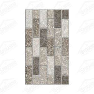 PISO TIJOLO SILVER ROCHA FORTE 33X57 (2,50 M2/CX) - Sperandio