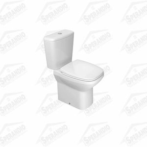 KIT COMPLETO VASO ACOPLADO FLEX C/ASSENTO BRANCO -... - Sperandio