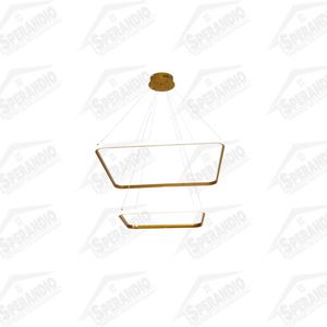 PENDENTE LED MERAK 48W 3000K DOURADO - ASTRALED - Sperandio