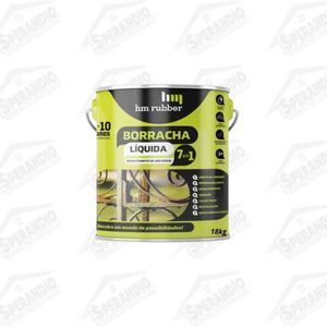 BORRACHA LIQUIDA 7 EM 1 CINZA 18KG - HM RUBBER - Sperandio