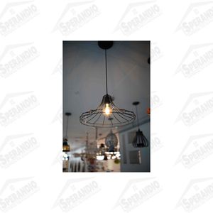 PENDENTE ARAMADO TOM DIXON CHAPEU PT - VESPER - Sperandio