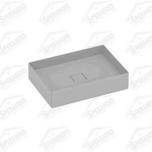 CUBA APOIO RETANGULAR 510X360MM CINZA STONE - ROCA - Sperandio