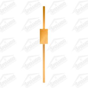 ARANDELA RETILINE LED 22W GOLD 127V - BRONZEARTE - Sperandio