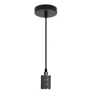 TASCH.PENDENTE DOT METAL ROCK PRETO PEROLADO - Sperandio