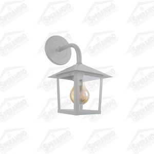 ARANDELA COLONIAL NINA QUAD.VID.LISO 1XE27 BRANCO ... - Sperandio