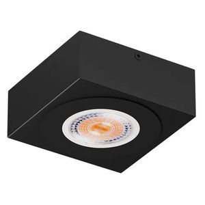 SPOT LED SOBREPOR QUADRADO PRETO 7W 3000K - Sperandio