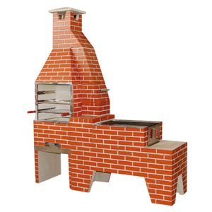 CHURRASQUEIRA E FOGÃO 3 BOCAS KIT 2X1 VITRAL DEGRI... - Sperandio