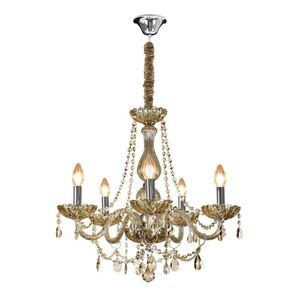 LUSTRE CLASSICO 5L E14 CR AMBAR - Sperandio